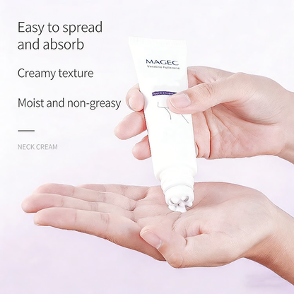 Reduces Wrinkles and Double Chin,Five Rollers for All Around Massage,Neck Firming Cream