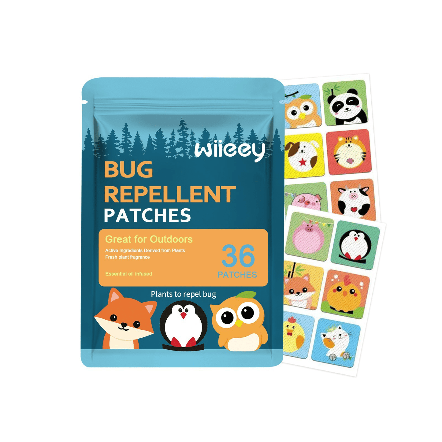 🔥Limited TimePromotion 50% OFF🔥 Mosquito Repellent Patches DEET-Free & Natural 36 PCS