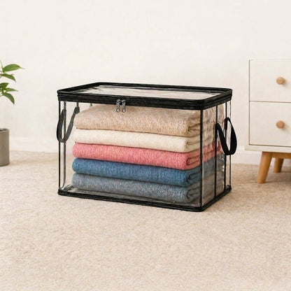 🎁 Last Day Sale 49% 📦Large Heavy-Duty Clear Storage Bag for Clothes, Bedding & Moving
