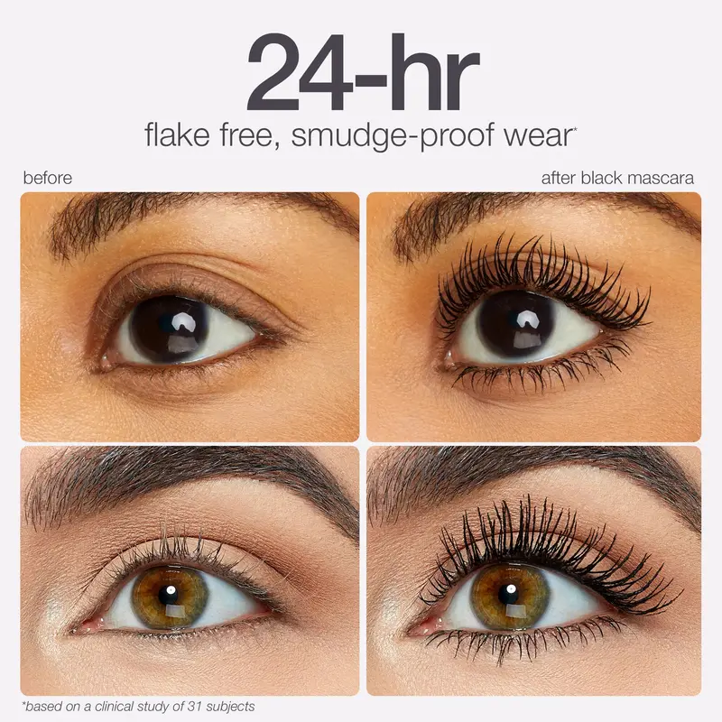 Long-Wearing Tubing Mascara – Metal Wand, Built-In Brush, Curled & Natural Lashes That Last