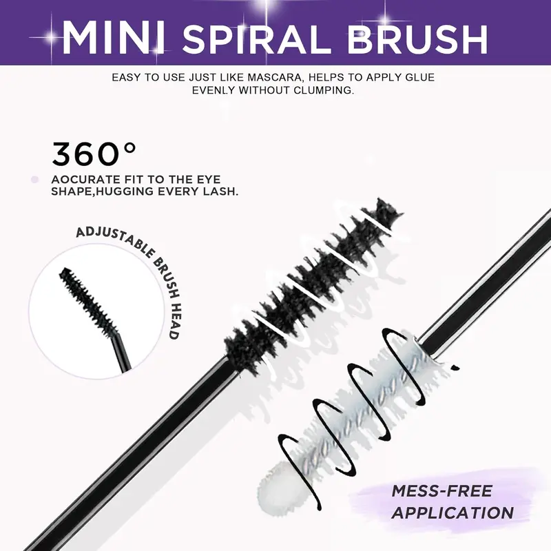 ✨ Waterproof Lash Cluster Glue – Bond & Seal, Black Adhesive for 72H Natural Hold, Latex-Free