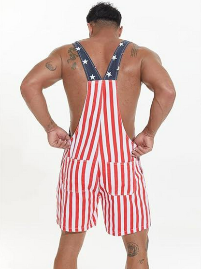 USA Flag Overalls – Celebrate Independence Day in True American Style