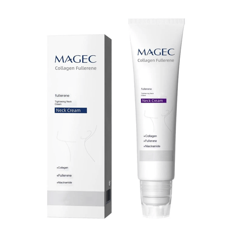 Reduces Wrinkles and Double Chin,Five Rollers for All Around Massage,Neck Firming Cream